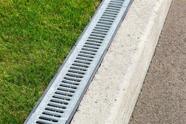 Courtyard Drain Installation in Kansas City